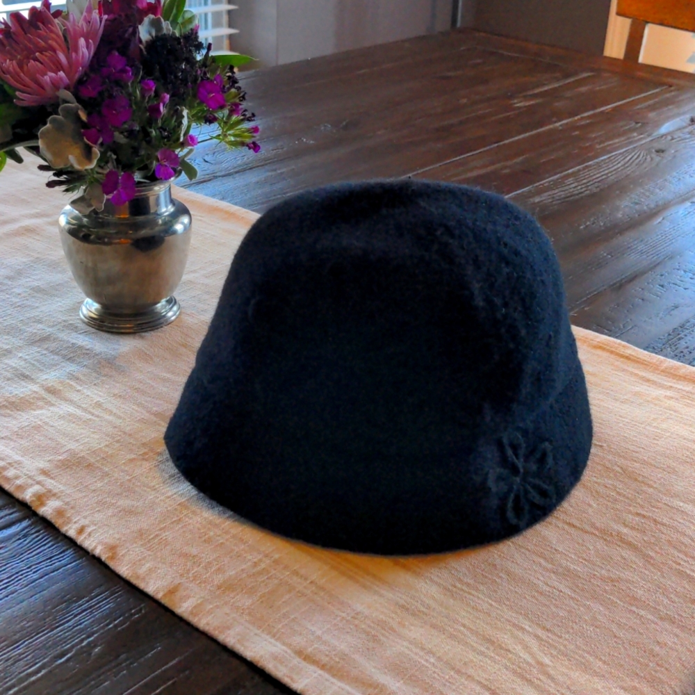 August Hat Company Wool black hat